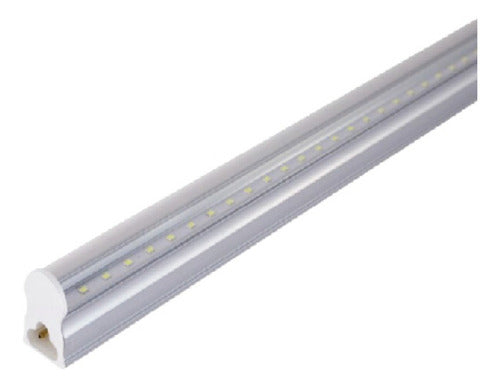 Regleta Led T5 Interconect 18w Transp Luz Blanca Igoto 5pack Estructura Transparente