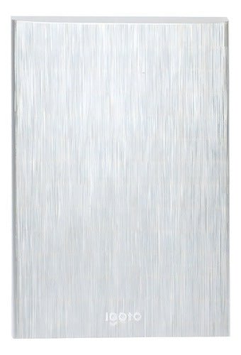 Placa Ciega De Polipropileno Style Plus Igoto Color Plata
