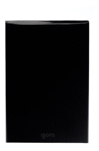 Placa Ciega De Polipropileno Style Plus Igoto Color Negro