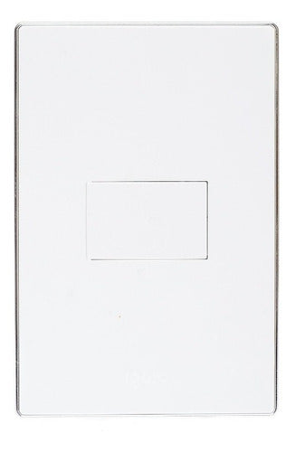 Igoto Pa1200-bc Placa Ciega Con Marco De Color 1 U Blanco