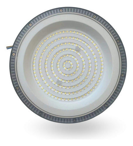 Luminario Led High Bay De 150 Watts Luz Blanca Igoto Estructura Blanco