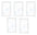5 Pack Apagador De Pared Touch Un Módulo Avia Smarthome Wifi