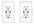 2 Pack Placa Duplex + 2 Puertos Usb Smart Home Avia Igoto