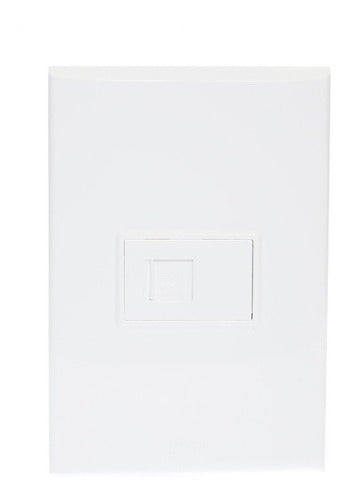 Placa Con Toma De Teléfono 15a, 8 X 12 Cm Lugano Plus Igoto