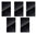 5 Pack Apagador De Pared Touch 2 Módulos Avia Smarthome Wifi