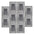 Pack De 10 Placa Armada Con 1 Apagador Escalera Y 1 Contacto
