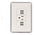 10 Pack Placa Con 4 Usb Y 1 Contacto Igoto