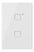 Apagador De Pared Touch De Dos Módulos Avia Smart Home Wifi