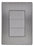 5 Pack Placa Ciega Inox   Plata