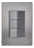 Pack 5 Placas Inox: 3 Apagadores Escalera 1 Módulo Oxford