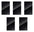 5 Pack Apagador De Pared Touch 3 Módulos Avia Smarthome Wifi