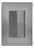 Pack 5 Placas Inox: 1 Apag Sencillo + 1 Apag Escalera Oxford