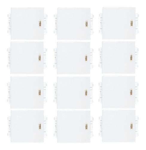 12 Pack De Apagador 1.5 Módulos Con Luz Piloto Igoto