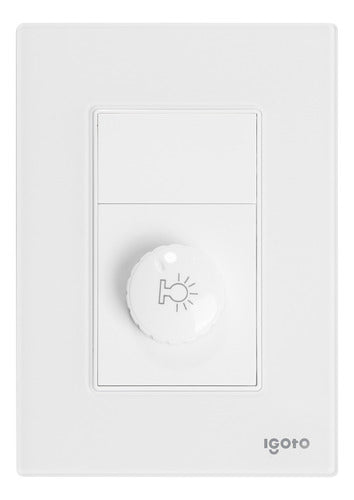 Placa Aramada Igoto Cristal Con Dimmer Cris1019-2019