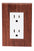 Contacto Dúplex Con Placa, 8 X 12, 15a Lugano