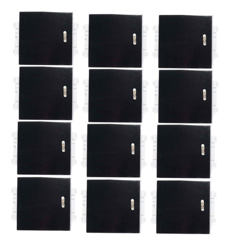 12 Pack De Apagador 1.5 Módulos Con Luz Piloto Igoto