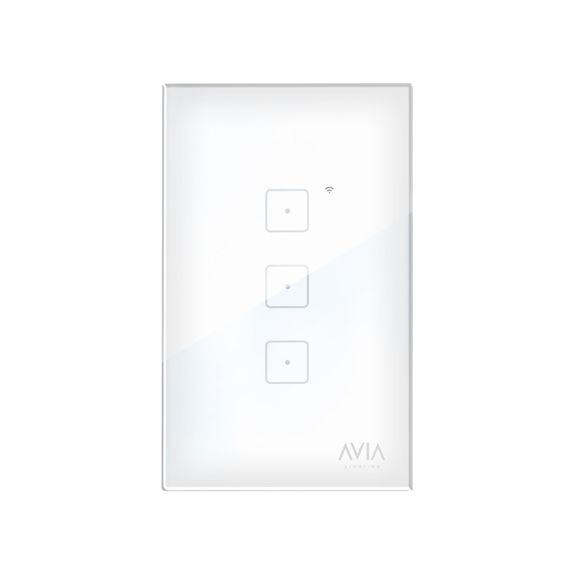 6 Pack Apagador De Pared Touch 3 Módulos Avia Smarthome Wifi