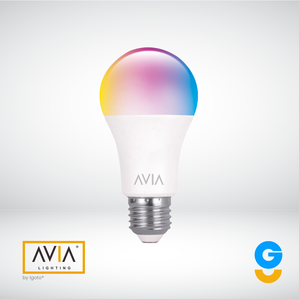Paquete de 10 Focos Inteligentes Wifi 10w Avia Smarthome Dimeable Multicolor